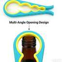 2 x Manual Jar Opener Bottle Opener and Can Opener for Weak hands, Seniors with Arthritis and Anyone with Low Strength, Mutil Jar Opener Get Lids Off Easily Non-Slip Grips - 3-in-1 Kitchen Tool