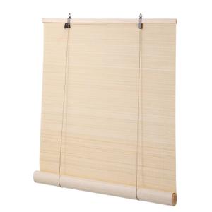 BAYUE Bamboo Blinds for Interior Windows, Roll Up Light Filtering, 48x85 in