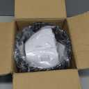 Ceiling Light Fixture,Hand-Woven Rattan Flush Mount Ceiling Light,Farmhouse Light Fixtures Ceiling Mount Boho for Hallway Bedroom Kitchen Entryway Living Room (1 Pack Black)