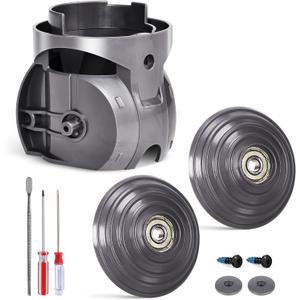 Upgraded Ball Wheel+ High Torque Cleaner Head Connector Compatible with Dyson Outsize/ V10/ V11/ V15/ XL Head Cordless Vacuum Replacement Parts 100w Accessories