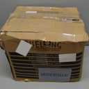 BISELONG 110V-120V 1440-1500W Small Under Sink Tank 2.5 Gallon Water Heater Hot Storage, Mini Instant Electric RV TR Trailer Kitchen Compact, Food Truck 2 PCs 16 Long 1/2FIP Stainless Steel Hose (BI-2.5)