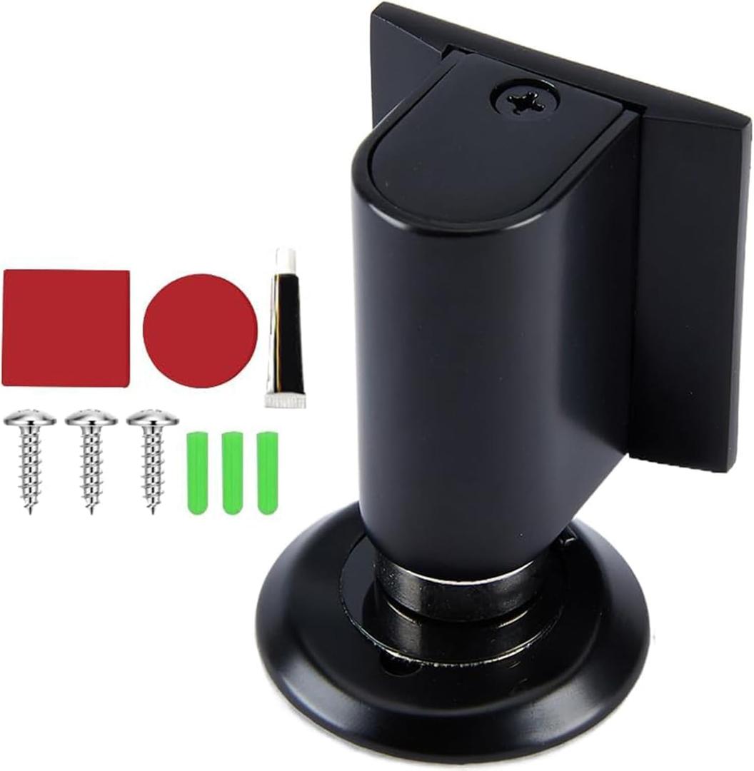 Magnetic Doors Stoppers for Bottom of Door, Door Wedge StopperNo Drill Invisible Doorstops for Inside Door, Heavy Duty Magnetic Doors Catch Holder to Keep Doors Open