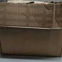 Palisa Ottoman Jute Pouf Handmade Knitted Poof Bean Bag Filling | Boho Pouffe for Living Room & Bedroom | Foot Rest Poufs for Office Home Decor (Natural, 16" D x 16" W x 18" H)