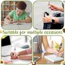 8 Pcs Rooster Ballpoint Pens Retractable Black Ink Cartoon Rooster Pen with Black Gift Box and Greeting Card for Women Men Teacher Students Gifts Journaling School Office Supplies (Elegant Color)