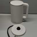 KRUPS 1.5L Electric Kettle Stainless Steel Cool Touch Interior, Fast Boiling, One Cup in 80 Seconds, Double Wall, Auto Off, Keep Warm, Hot Water Kettle Electric, Cordless