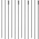 OGGI Metal Cocktail Picks Sticks 12 pcs - Stainless Steel Martini Picks, Reusable Metal Cocktail Skewers, Martini Sticks for Olives, Appetizers, Bloody Mary, 4.25" / 11cm
