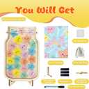 Yoink Reward Jar for Classroom Board, Magnetic Star Jar Reward System for Kids with 24 Colorful, Classroom Positive Behavior Jar for Kids, Potty Training Chart Reward for Boys Girls