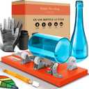 Home Pro Shop Premium Glass Bottle Cutter Kit - DIY Glass Cutter for Bottles - Beer & Wine Bottle Cutter Tool with Safety Gloves & Accessories (All in One)