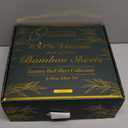 DECOLURE 100% Viscose Derived from Bamboo Sheets Queen Size - Luxury 6 Pc Naturally Cooling Sheets, Ultra Soft Bed Set - Deep 17" Pockets, Durable Double Stitching, Oeko Tex Standard (Burgundy)