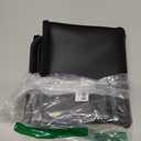 Silicone Coffee Mat, 24''x16'' Bar Mat with Detachable Dish Drying Mat - Fits Under Coffee Maker & Dish Rack (Black)