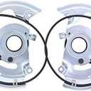 NewYall Pair Front Left and Right ABS Wheel Speed Sensor with Harness and Dust Shield for Chevrolet Blazer 1995-1997, S10 1995-2003, S10 Blazer 1991-1994, GMC Jimmy 1991-1997, Sonoma 1995-2003