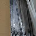 60 Pack Clear Wedding Umbrellas Bulk Transparent Auto Open Stick Umbrellas Windproof Waterproof Large Canopy Umbrella with White European J Hook Handle for Wedding Bride Groom Photography Golf Outdoor