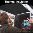 60in x 20ft Van Insulation, Soundproof Thermal Barrier for Camper Van Conversions for Various Sizes of Rvs and Trucks