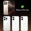 IMCHEN Metal Case for iPhone 16 Pro Max - Stainless Steel Edge, Slim and Durable