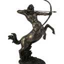 Veronese Design Rearing Centaur Shooting Arrow Bronze Finish Statue 14 Inch