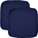 Sqodok Outdoor Cushions Covers 24X22, Patio Cushion Covers for Outdoor Furniture Waterproof Outside Seat Slipcovers Replacement Chair Cushion Covers 2pcs, Blue