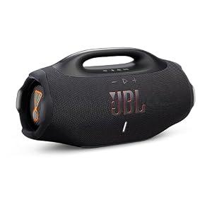 JBL Boombox 4 Portable Bluetooth Speaker, Waterproof, Deep Bass - Black
Up To 34 Hours Playtime, IP68 Dustproof, AI Sound Boost For Louder Clearer Audio, Ideal For Beach, Pool, Boat And Outdoor Par