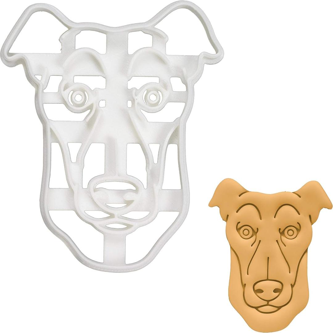 Greyhound Face cookie cutter, 1 piece - Bakerlogy