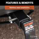 CURT 23582 Stainless Steel Swivel Trailer Hitch Pin, 5/8-Inch Diameter, Fits 2-Inch Receiver (Nicht zutreffend)