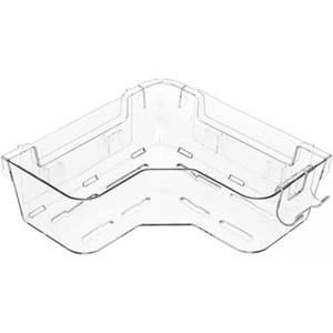 Removable Wall Mounted Bathroom Rack Plastic Bathroom Rack Triangular Bathroom Rack Heightened Bathroom Rack Large Capacity, 2 Pack