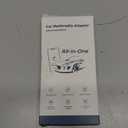 2-in-1 Wireless CarPlay Adapter & Car TV Mate Pro 2026 [Metal & Glass Case] Convert Wired to Wireless Car Play with HDMI Input for TV Stick, Screen Mirroring & Streaming, Fit for 2016+ Cars -Black