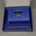 LiPo Battery Charger RC Balance Fast Battery Charger Discharger 80W 6A Smart Digital Battery Pack Charger for 1S-6S LiPo Life Li-ion 1-15S NiCD NiMH PB Smart Battery Batteries for RC Car (Blue)