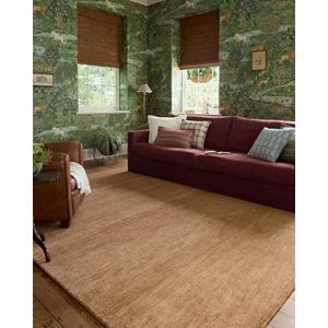 Loloi Chris Loves Julia Henry Collection HEY-01 Rust/Natural 2'-3" x 3'-9", .50" Pile Height, Runner Rug