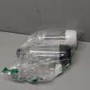 Soda Bottle, Suitable for Carbonated Water and Sparkling Water, BPA Free, Reusable and Filled Food Grade PET Plastic Made Soda Water Bottle (2 Pack, 1 Liter)