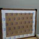 Rustic Walnut 20x24 Frame - Single Frame, 20 x 24 Poster Frame with Mat for 16x20, Picture Frames for Artwork, Puzzles, Photos and Movie Posters, Perfect Christmas Frame