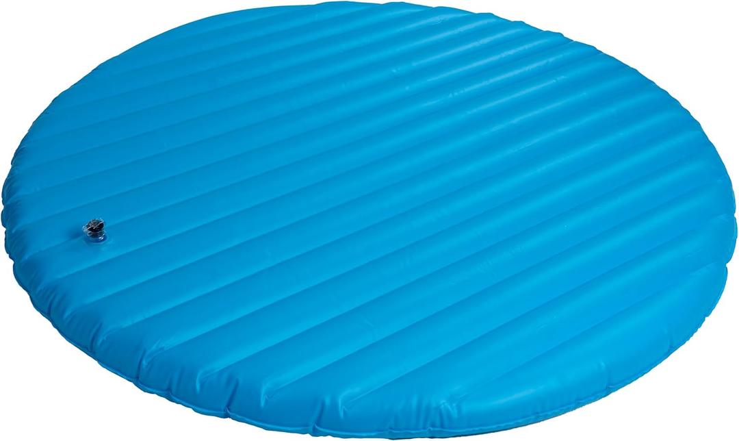 66" Outdoor Daybed Cushion,Round Matterss,Daybed Replacement Cushions,3" H X 66" D Circle,Upholstery Electric Inflatable Cushion, Pool Hammock, Camping Moisture-Proof Insulation Mat (Blue)