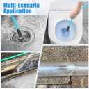 RIDGE WASHER Sewer Jetter Kit for Pressure Washer 100FT, 3600 PSI Drain Cleaning Hose with Short Pressure Washer Gun, 1/4 Inch NPT Corner, Rotating and Button Nose Sewer Jetting Nozzle