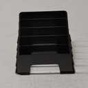 Officemate Recycled Incline Mail Sorter, 5 Sections, Envelopes, 8 X 5.5 X 6, Black
