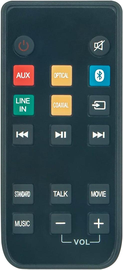 R7114S Replacement Remote Compatible with BlackWeb Sound bar BWA18SB001