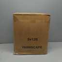 YARNSCAPE 9' x 12' Washable Area Rug - Low Pile Soft Vintage Indoor Rug for Living, Dining or Bedroom - Lightweight Carpet with Non-Slip Backing - Foldable for Easy Placement, Ocean Blue