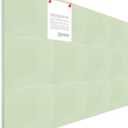 Honoson 12 Pack 47"x35" Large Cork Boards Tiles Alternative Felt Wall Tiles Bulletin Board with Safe Adhesive Cork Board Squares for Walls Organize Home Office Classroom Pin Photo Panels(Sage Green)