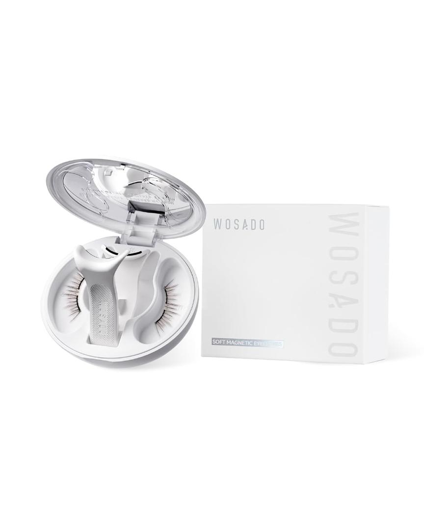 WOSADO Magnetic Eyelashes with Applicator Kit, [V26 Savannah Breez] Reusable Magnetic Lashes without Eyeliner, Glue-free False Lashes, Waterproof, Lightweight, Suit for Natural Makeup
