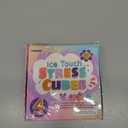 4 Pack Fidget Toy Stress Cube, Slow Rise Stress Balls Ice Cube,Mellow and Chill,Square Squishy Balls for Anxiety Relief,Nice Cube Squishy,Prize Box Toys for Kids Classroom Birthday Gifts Party Favors