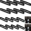 Saintrygo 16 Pieces Sectional Sofa Connectors Rubber Heavy Duty Couch Connector Straps Easy Install & No Tools Required Universal Hook & Loop Cinch Straps for Sliding Furniture