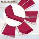 Outdoor Chaise Lounge Cushions, 4 Inch Thick Waterproof Fade Resistant Patio Furniture Lounger Chair Cushion Pad for Pool (1, Burgundy, 72'' L x 21'' W x 4" T)