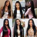 #1B Natural Black Clip in Hair Extensions Human Hair, Natural Color Straight Remy Human Hair Extensions Clip ins for Women, 22 Inch 120g 7Pcs, Color #1B Hair Extension