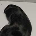 Miss U Hair Man Black Hair Wig Men Mullet 80s Cosplay Costume Wig Black Funny Wigs Halloween Party (17.72 Inch (Pack of 1))