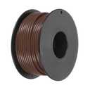 MECCANIXITY 18AWG Stranded PVC Hookup Wire 15m/50ft Brown, Electrical UL1007 Spool Tinned Copper Wire for Internal Connecting, Marine