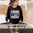 TUEMOS Toddler Boy Clothes Sweatsuits Fall Winters Boy Outfits (6-12 Months, Ba-black)