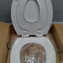 Mayfair NextStep2 Slow-Close Toilet Seat with Built-In Toddler Potty Training Seat, Removable, White, Elongated