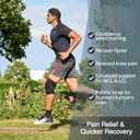 EXOUS BODYGEAR Knee Brace For Women & Men For Arthritis Acl, Mcl Pain Patented 4-way Adjustable Wraparound Support Dual Side Stabilizer For Patella Stability