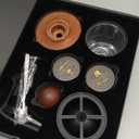 Whiskey Smoker Kit with Torch Old Fashioned Smoker Kit for Bourbon & Whiskey  Drink Smoker Set with Wood Chips Gift for Men, Dad, Husband/Father (1Smoker Kit & Ice Ball Molds & Glasses)
