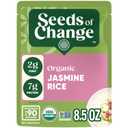 SEEDS OF CHANGE Certified Organic Jasmine Rice, Organic Food, 8.5 oz Pouch (Pack of 12)