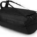 Osprey Transporter Lightweight Travel Duffel Bag - Extra Large Water Resistant Durable Gear Bag for Men and Women (Raven Black)