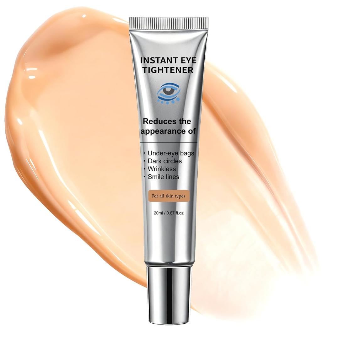 Instant Under Eye Lift Serum - Anti-Aging Formula for Under Bags and Wrinkles, Temporary Eye Tightener Cream Firming Primer Visibly Improves Dark Circles, Fine Lines & Crow's Feet, 1 PC, 0.7 Fl.Oz