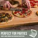 Massive Extra Large Cutting Board for Kitchen 30 X 20 by Grizzly Living - Heavy Duty Bamboo Chopping Boards for Meat, Veg & Charcuterie - Large Wooden Stove Top & Countertop (36" x 24")